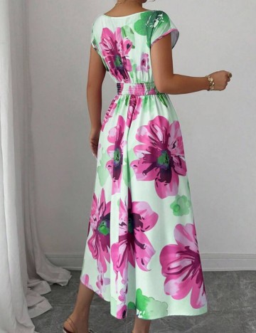 Rochie midi Shein, mix culori