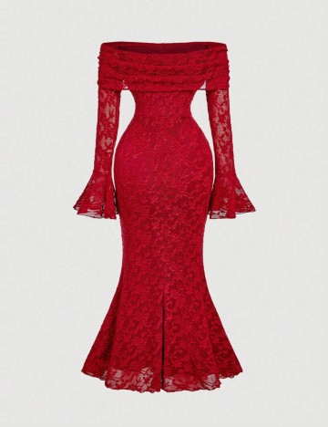 Rochie maxi Shein, roșu