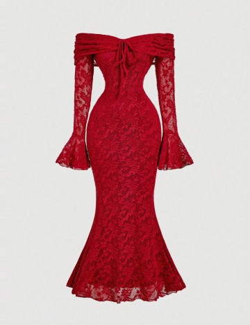 Rochie maxi Shein, roșu