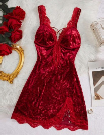 Rochie De Noapte Shein, vișiniu