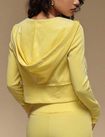 Hanorac Cu Fermoar Shein Forever 21, galben