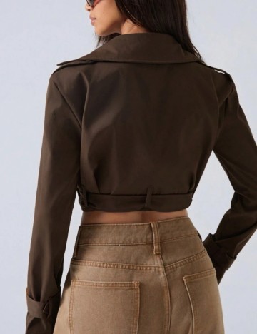 Jachetă Shein, maro