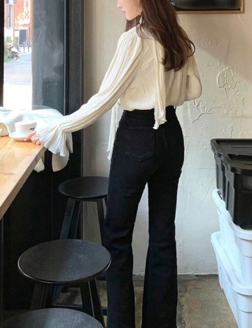 Cămașă Shein DAZY, crem