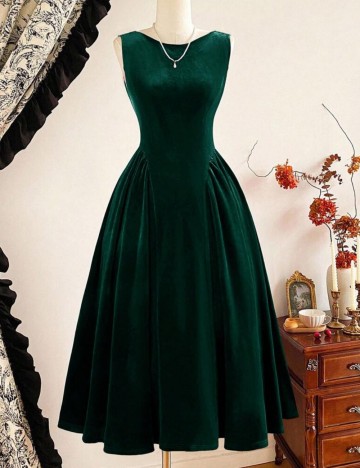 Rochie midi Shein, verde