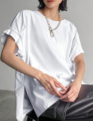 Tricou Shein FRIFUL, alb