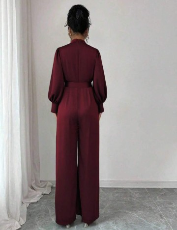 Salopetă lungă Shein, vișiniu