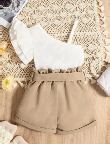 Pantaloni scurți Shein, maro