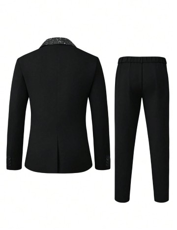 Costum Shein MANFINITY, negru