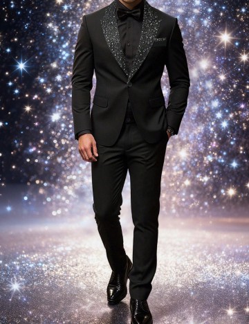 Costum Shein MANFINITY, negru