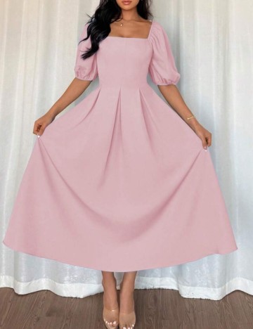 Rochie midi Shein, roz