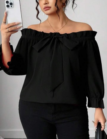 Cămașă Shein Curve+, negru