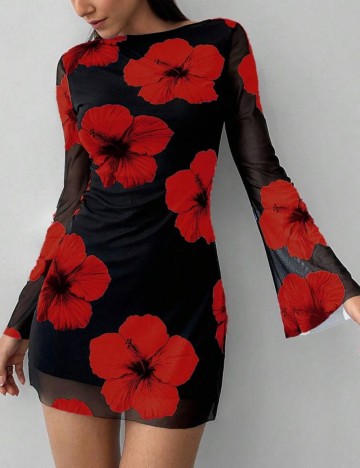 Rochie mini Shein, mix culori