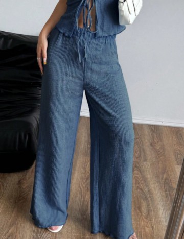 Pantaloni Shein, albastru