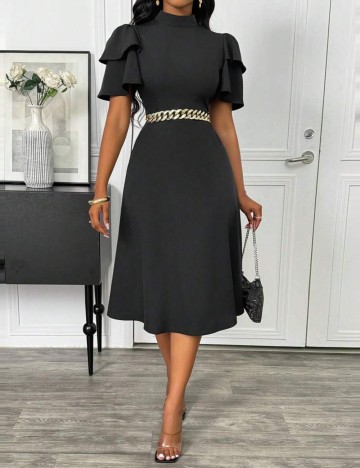 Rochie midi Shein, negru