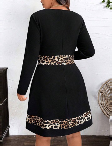 Rochie mini Shein Curve+, negru