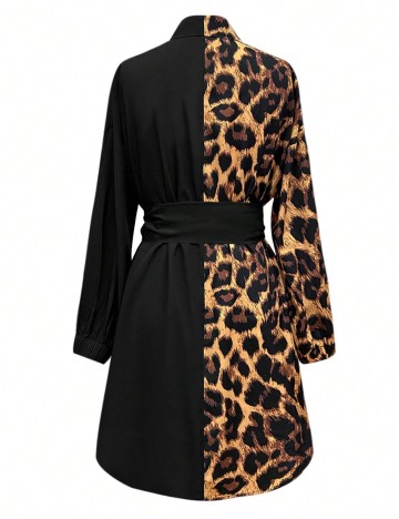 Rochie mini Shein Curve+, mix culori