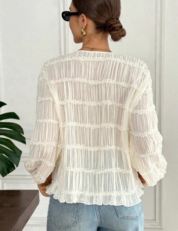 Cămașă Shein, crem