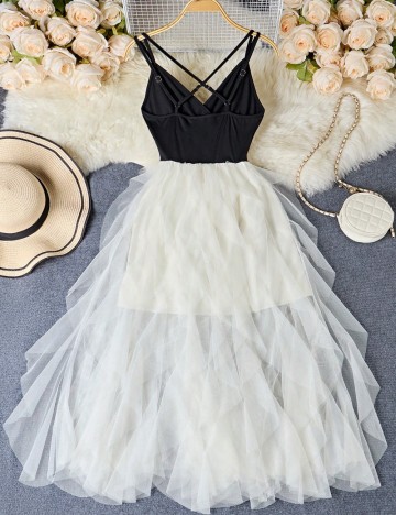 Rochie midi Shein, mix culori