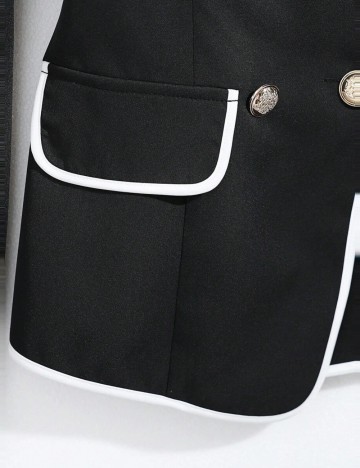 Blazer Shein, mix culori