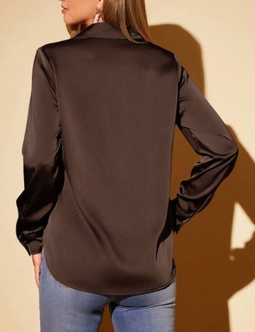 Cămașă Shein, maro