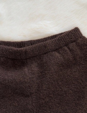 Pantaloni scurți Shein, maro