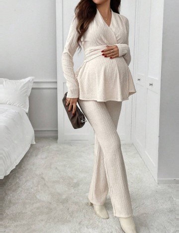 Pantaloni Shein, crem