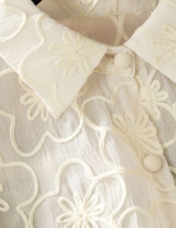 Cămașă Shein Curve+, bej