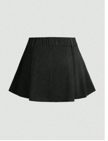 Fustă Pantalon Shein, negru