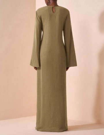 Rochie maxi Shein, kaki