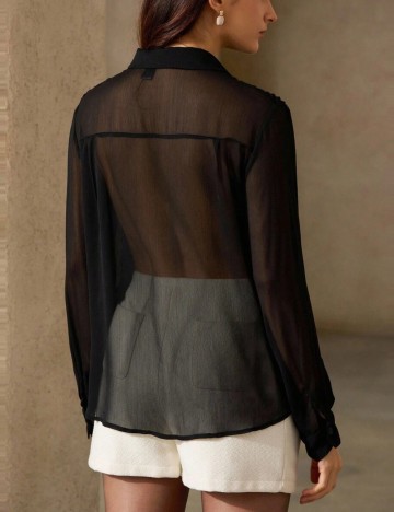 Cămașă Shein, negru