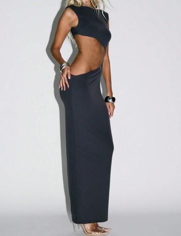 Rochie maxi Shein, gri