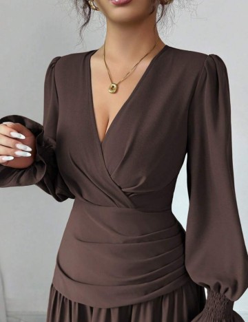 Rochie maxi Shein, maro