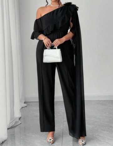 Salopetă Shein Curve+, negru