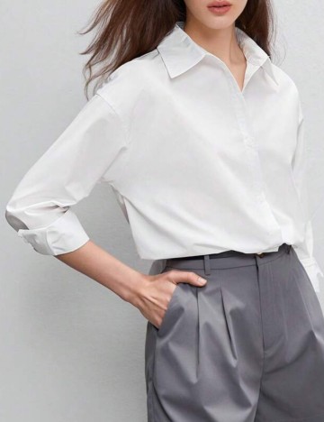 Cămașă Shein, alb