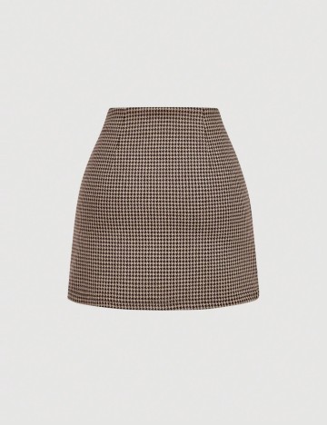 Fustă mini Shein, maro