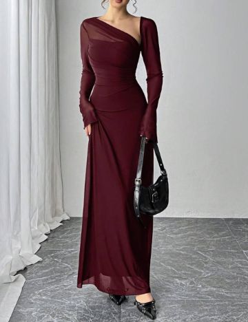 Rochie maxi Shein, vișiniu