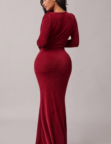 Rochie maxi Shein, vișiniu