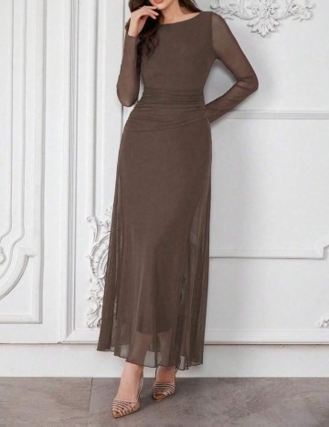 Rochie maxi Shein, maro