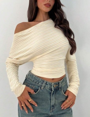 Bluză Shein, crem