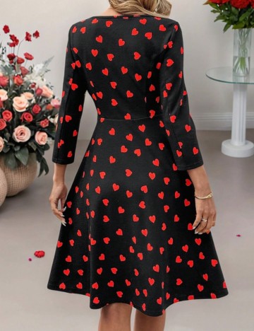 Rochie midi Shein, mix culori