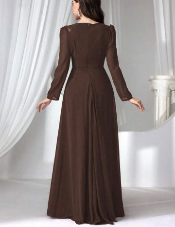 Rochie maxi Shein, maro