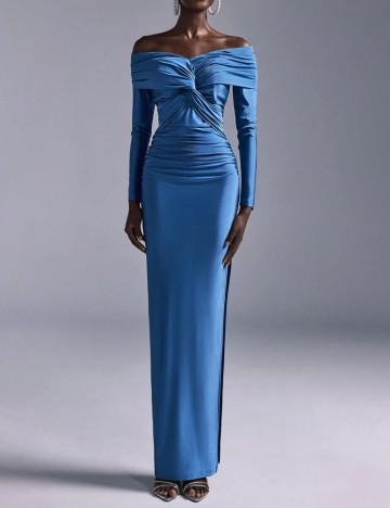 Rochie maxi Shein, albastru