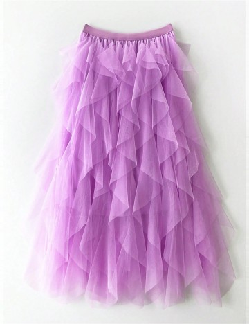 Fustă maxi Shein, mov