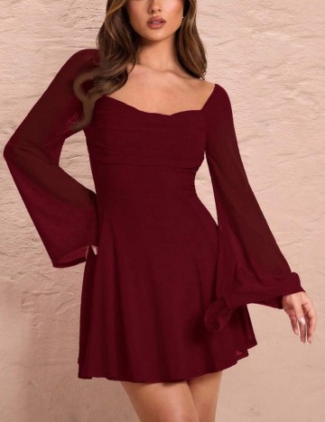 Rochie mini Shein, vișiniu