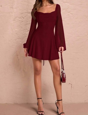 Rochie mini Shein, vișiniu