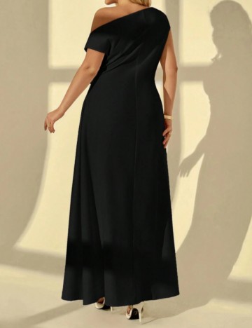 Rochie maxi Shein Curve+, negru