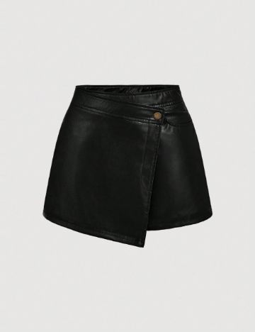 Fustă Pantalon Shein Curve+, negru