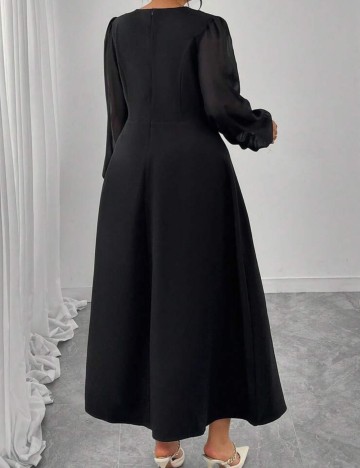 Rochie maxi Shein Curve+, negru