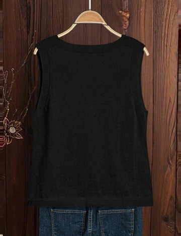 Vestă Shein Emery Rose, negru