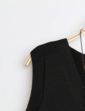 Vestă Shein Emery Rose, negru